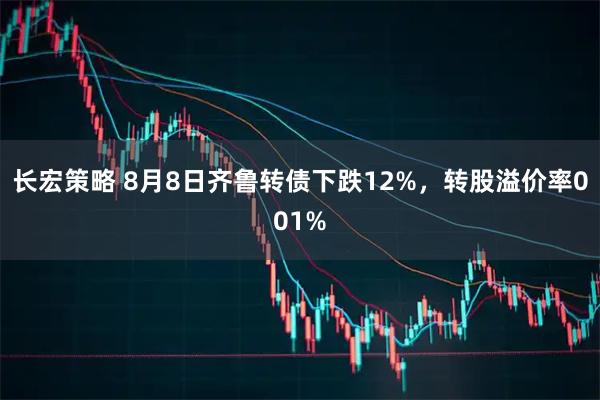 长宏策略 8月8日齐鲁转债下跌12%，转股溢价率001%