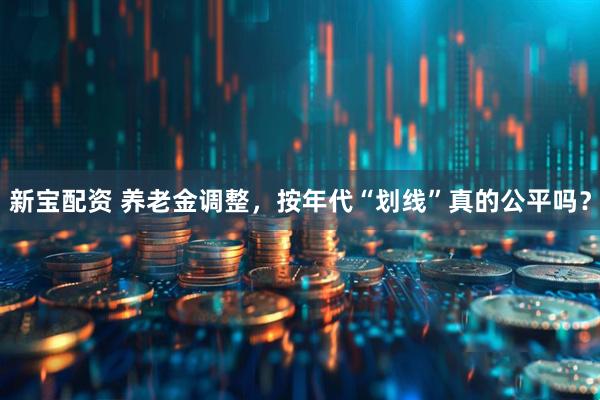 新宝配资 养老金调整，按年代“划线”真的公平吗？
