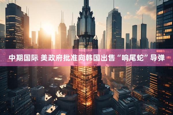 中期国际 美政府批准向韩国出售“响尾蛇”导弹
